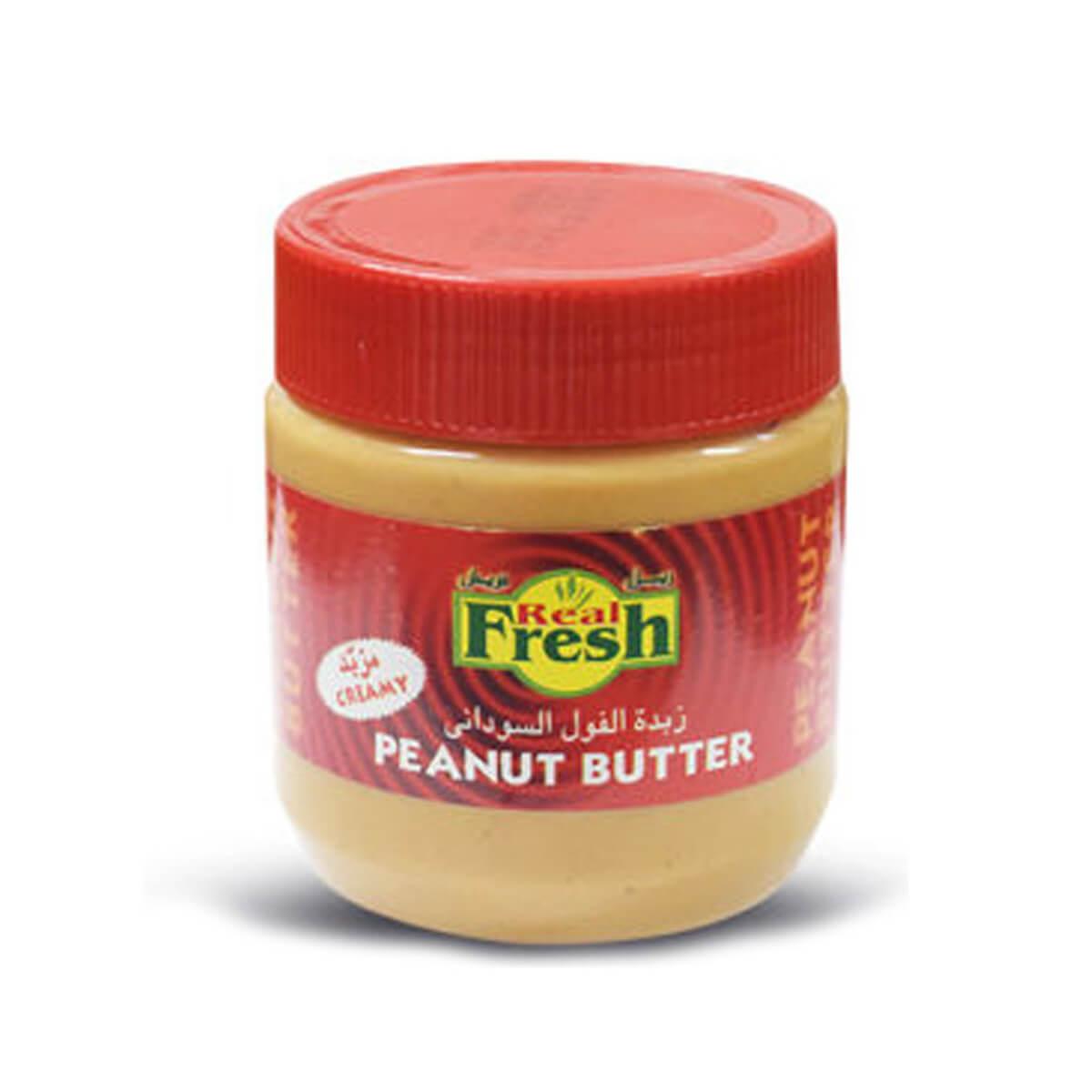 GGO.ae Real Fresh Peanut Butter, Creamy - 12x340g