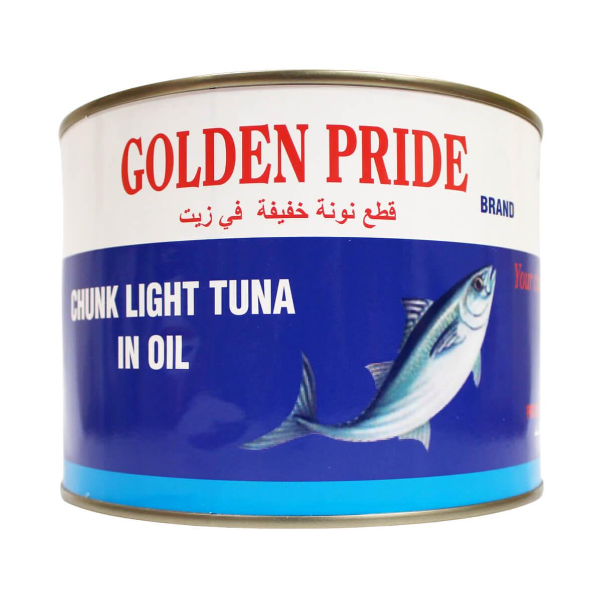 GGO.ae Golden Pride Chunk Light Tuna in Oil - 6x1.7kg