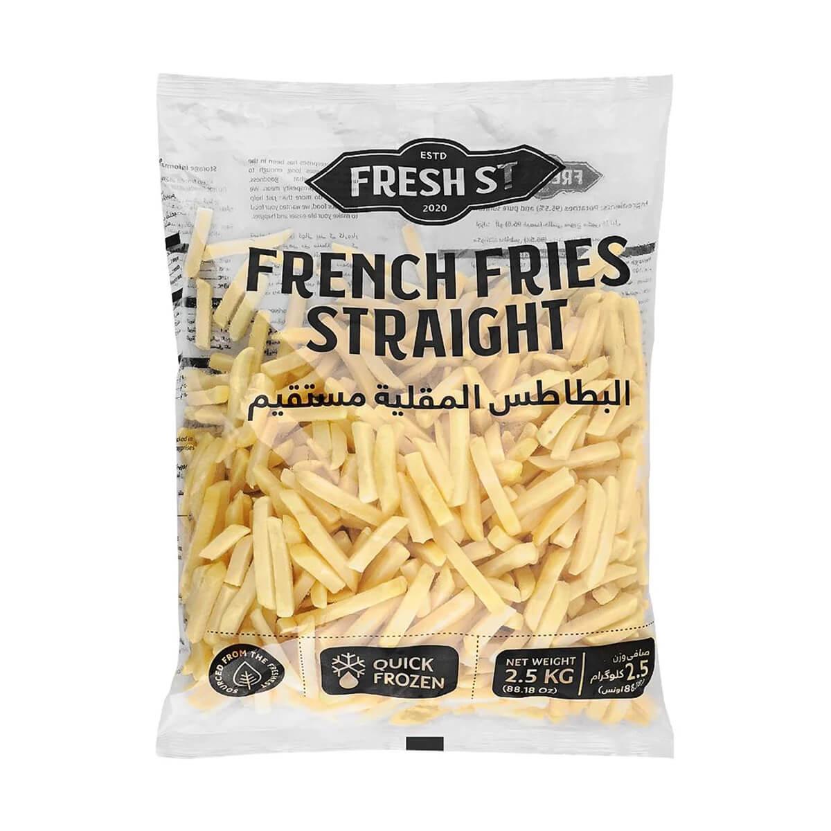 GGO.ae Fresh St. French Fries Straight, 9x9mm - 4x2.5kg