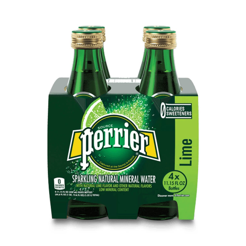 Perrier Water With Lime 24x330ml