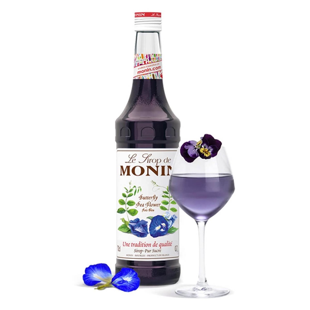 Monin Butterfly Pea Gum Syrup, France - 6x700ml