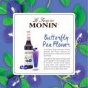 Monin Butterfly Pea Gum Syrup, France - 6x700ml