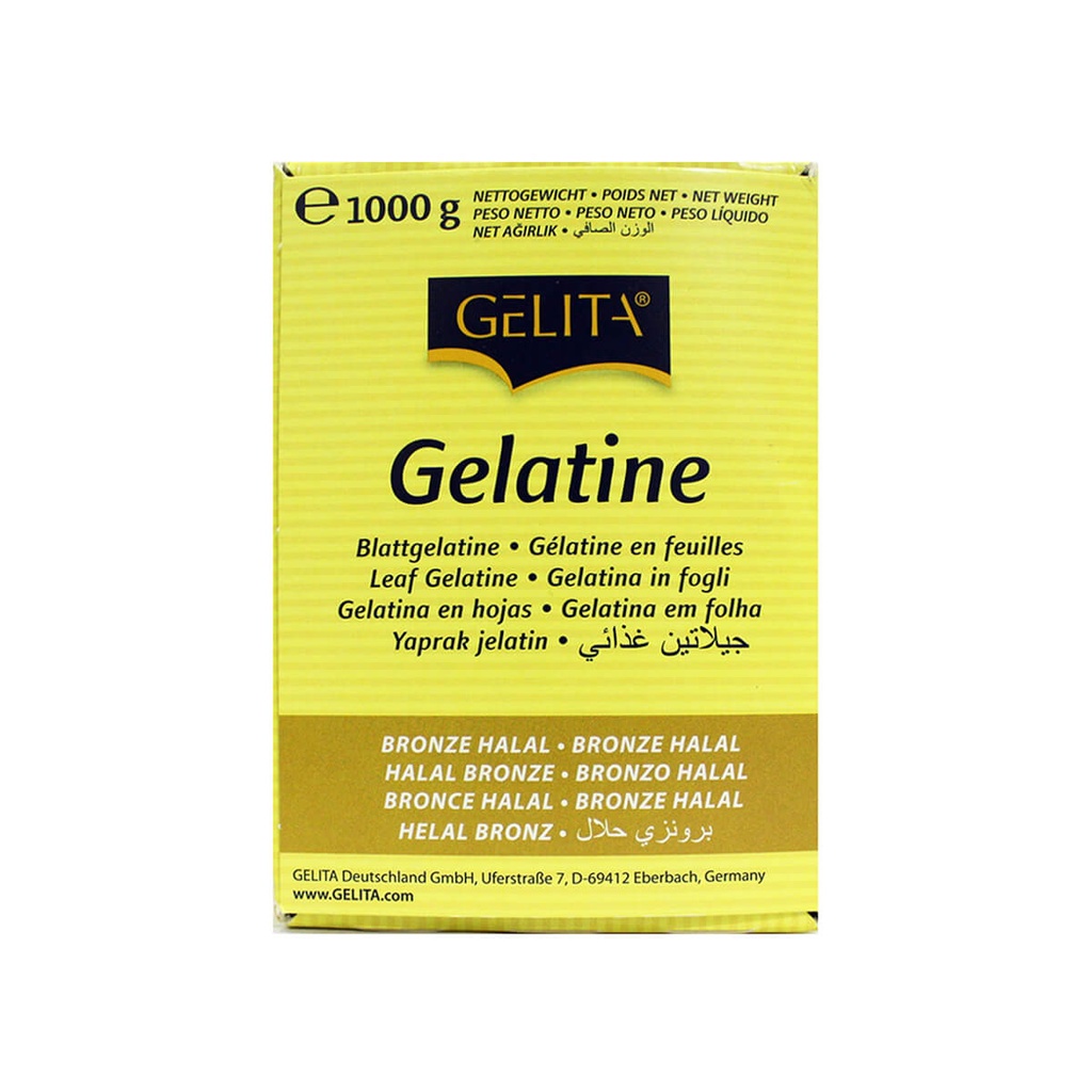 Gelatine Leaves Gelita 25x1kg