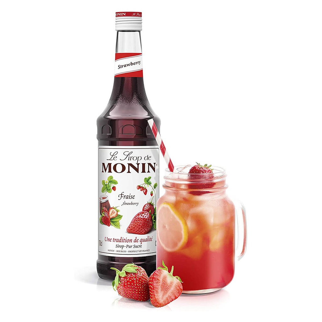 Monin Strawberry Syrup, France - 6x700ml