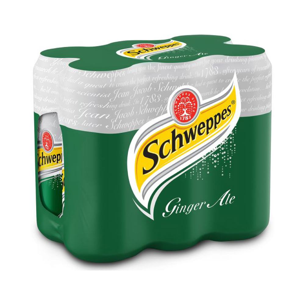 Schweppes Ginger Ale Soft Drink - 24x300ml