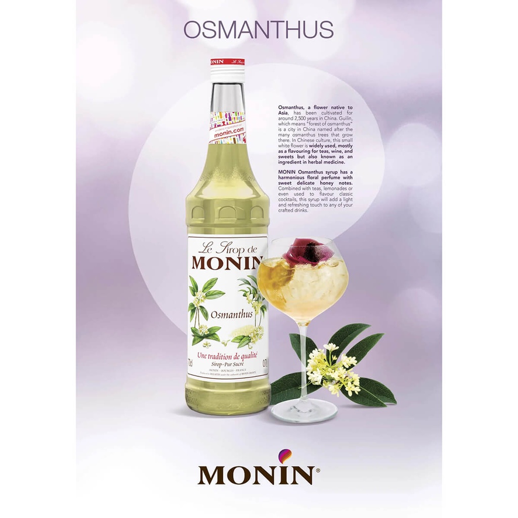 Monin Osmanthus Syrup - 6x700ml