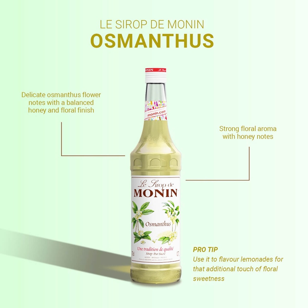 Monin Osmanthus Syrup - 6x700ml