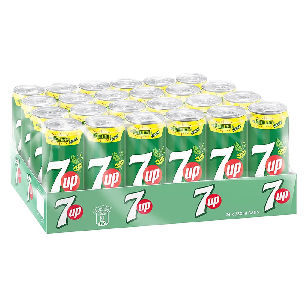 7UP Lime Soft Drink, UAE - 24x330ml