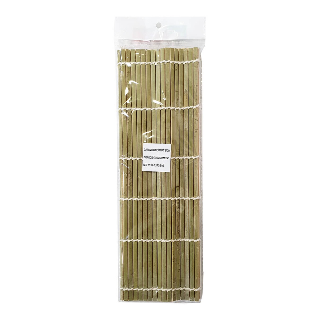 Sushi Mat Green Bamboo 27CM QING 200x1pc