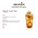 Syrup Peach Tea Monin FRA 6x700ml