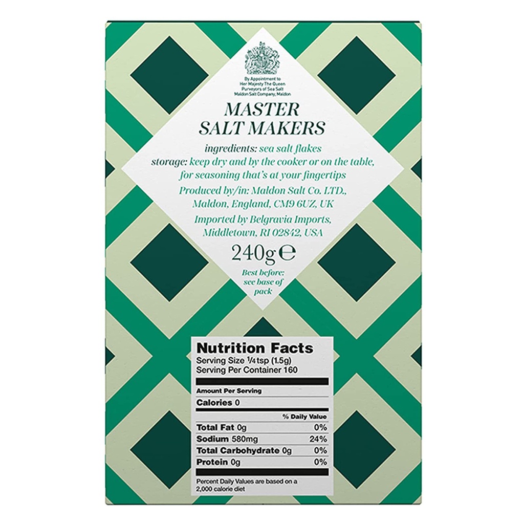 Salt Flakes Maldon 12x250g