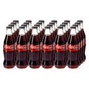Coca Cola Zero Calories Soft Drink, Glass, UAE - 24x290ml