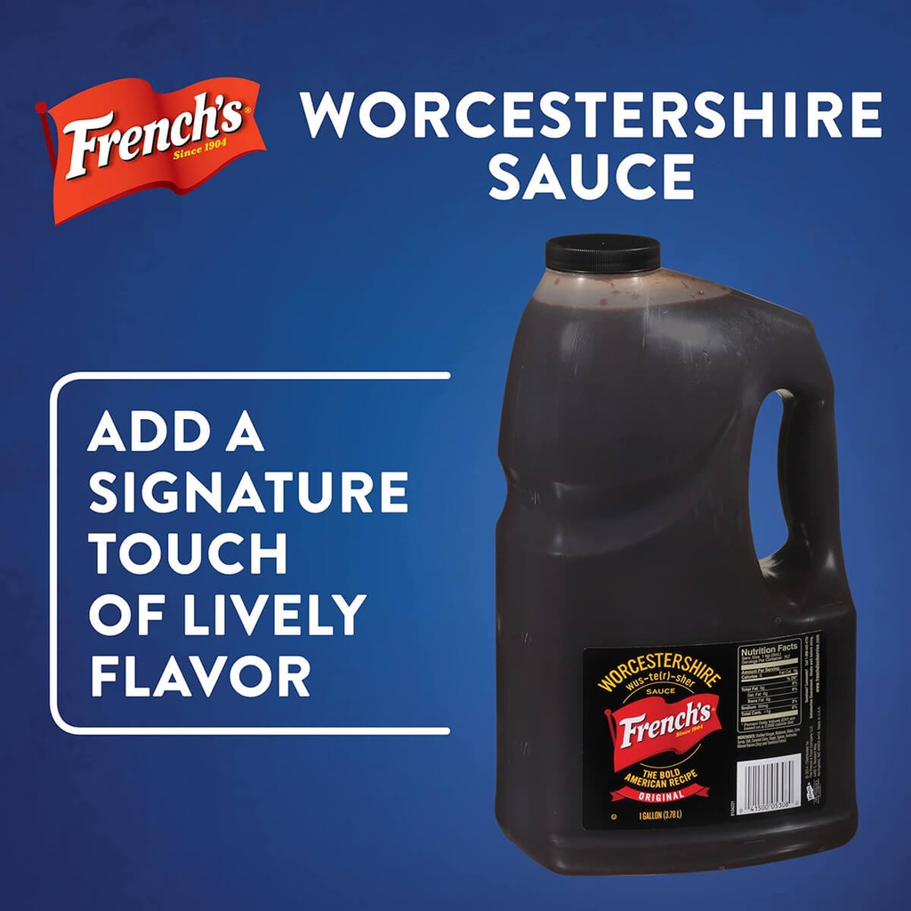 French's Worcestershire Sauce, USA - 4x1gal