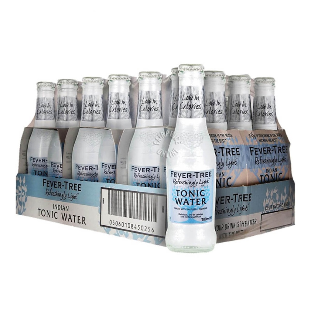 Fever Tree Refreshingly Light Tonic Water - 24x200ml