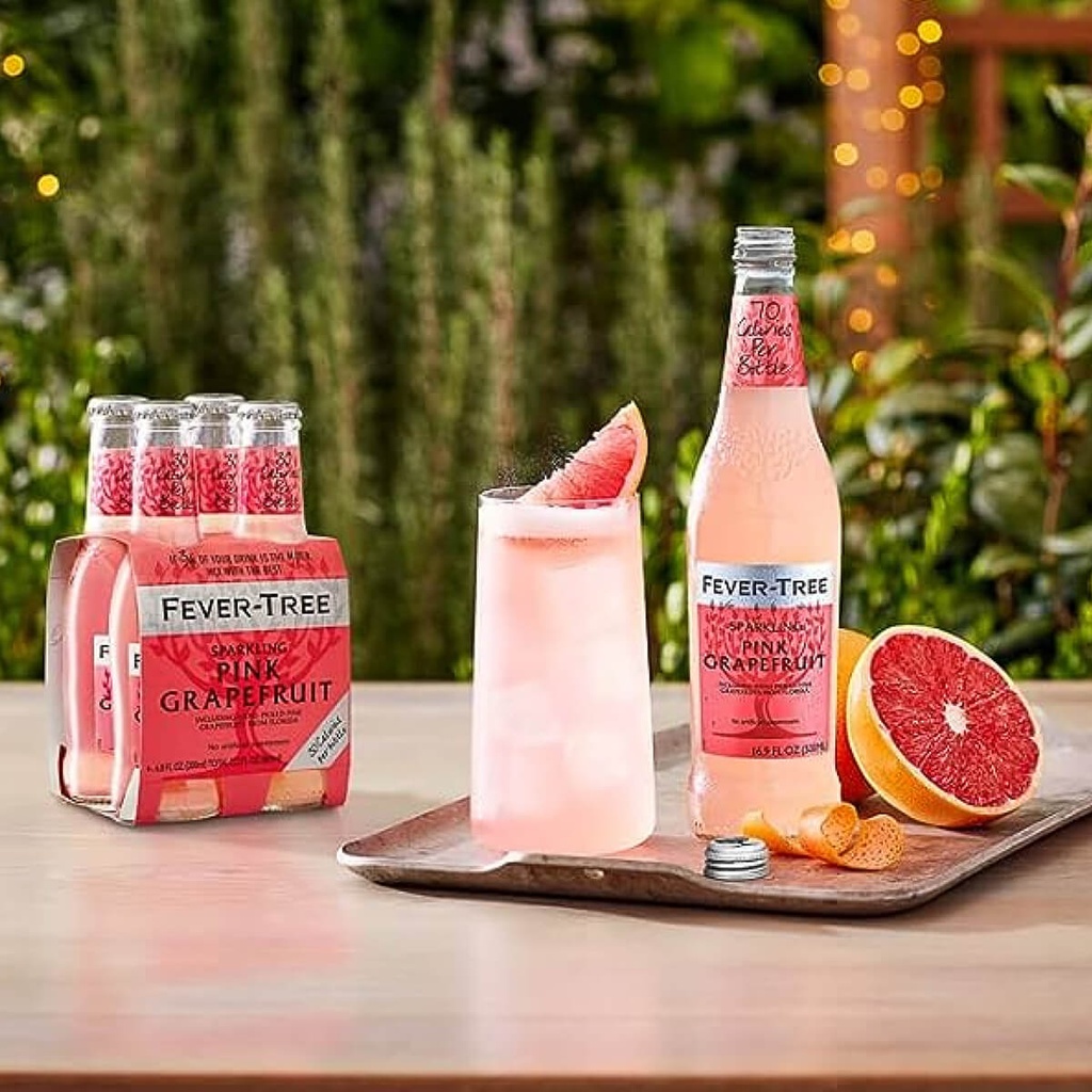 Fever Tree Pink Grapefruit Soda Water - 24x200ml