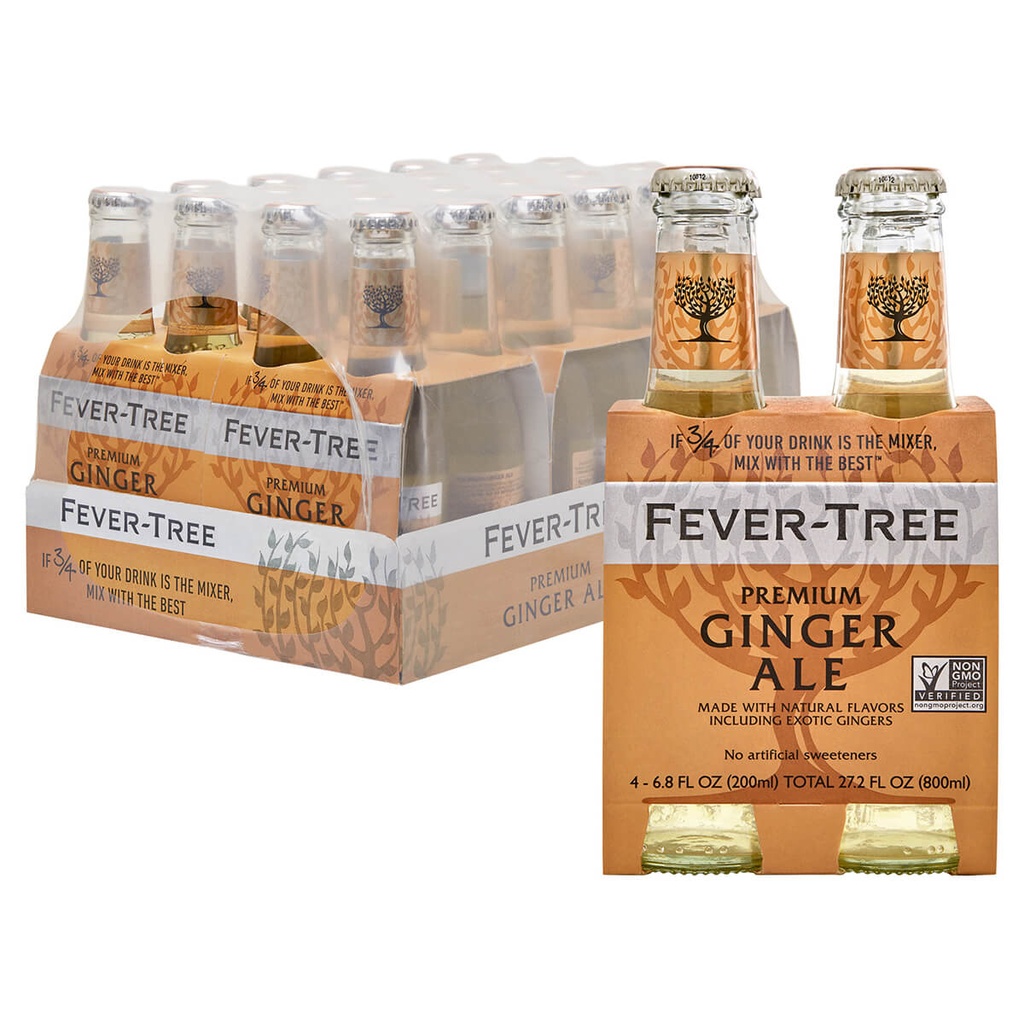 Fever Premium Tree Ginger Ale - 24x200ml