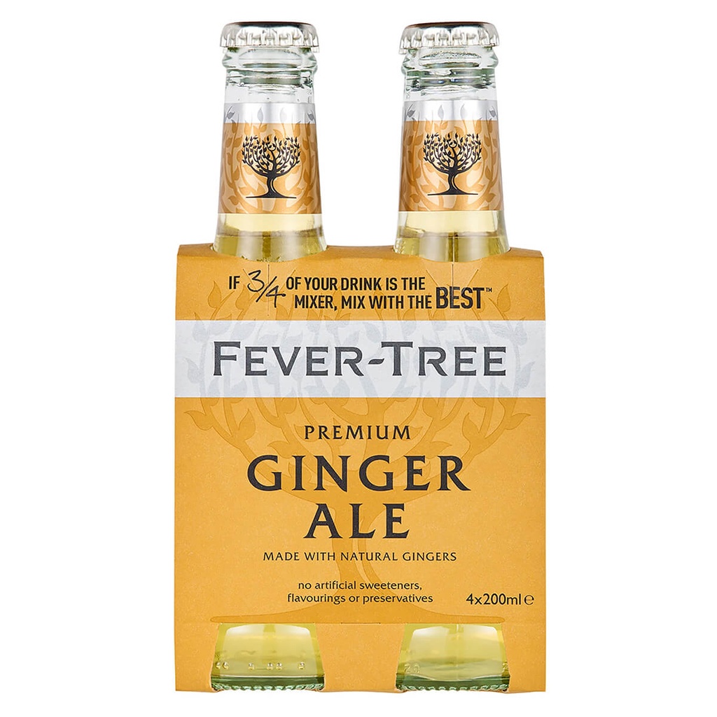 Fever Premium Tree Ginger Ale - 24x200ml