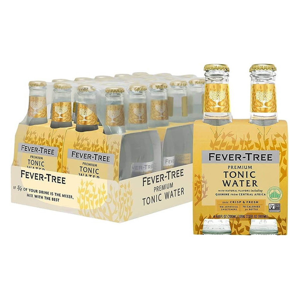 Fever Tree Premium Indian Tonic Water - 24x200ml