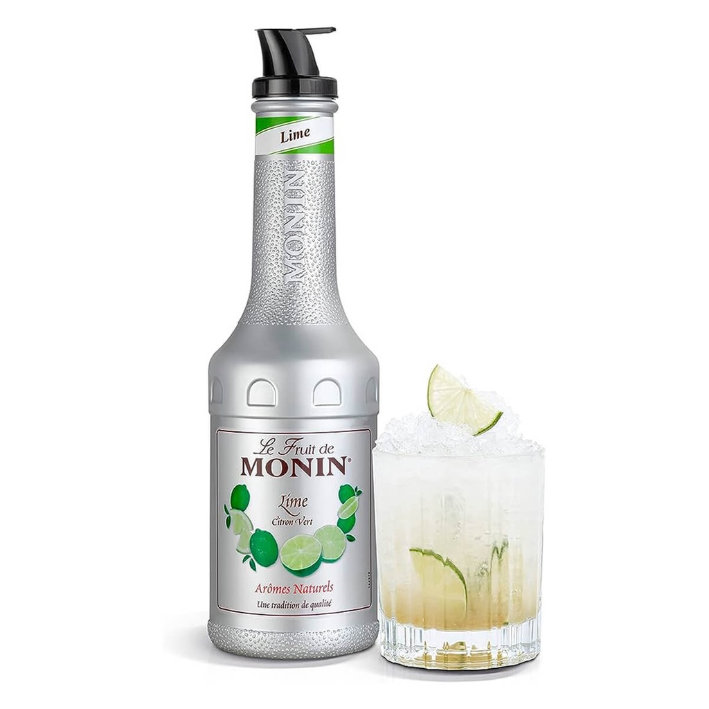 Monin Lime Puree Fruit Mix, France - 4x1ltr