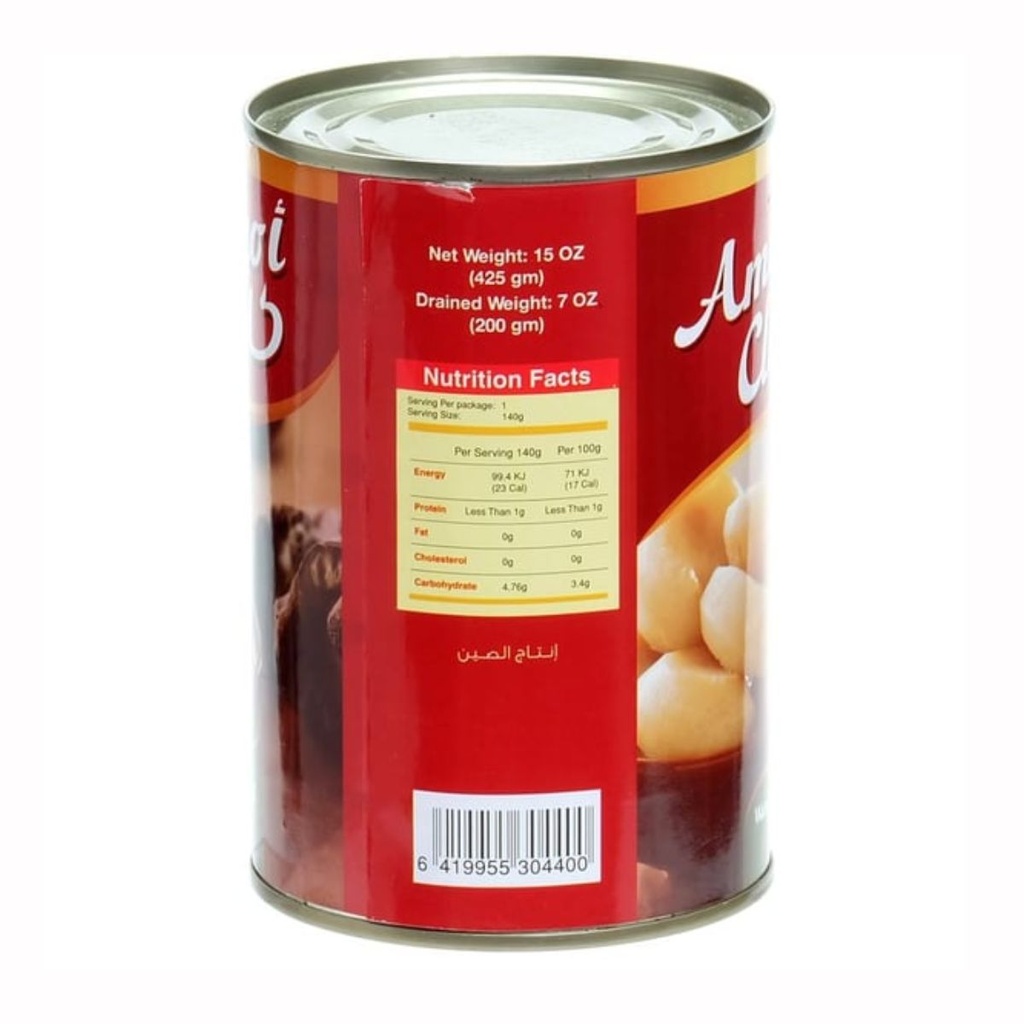 American Classic Water Chestnuts in Water - 24x567g
