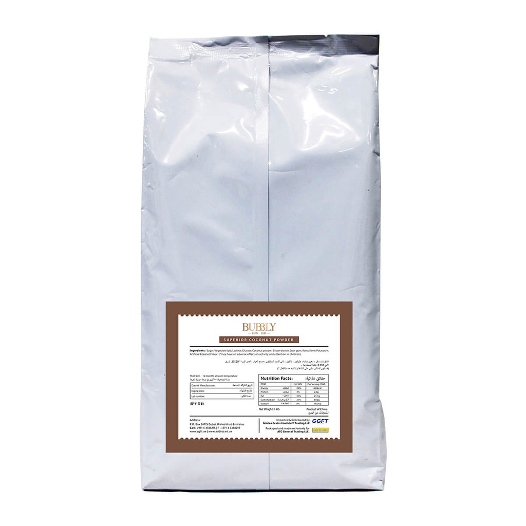 Superior Powder Coconut CN Bubbly 20x1kg