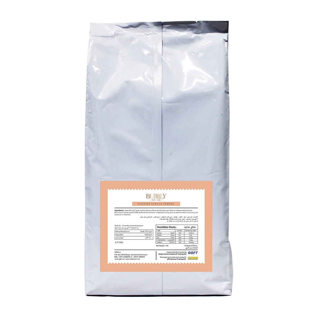 Superior Powder Vanilla CN Bubbly 20x1kg