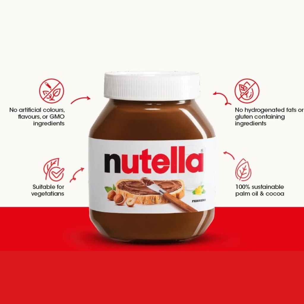 Nutella Chocolate Spread, GR - 12x750g