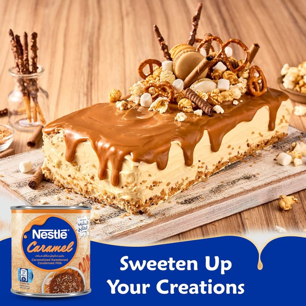 Nestle Sweetened Condensed Milk Caramel, Easy Open - 12x397g