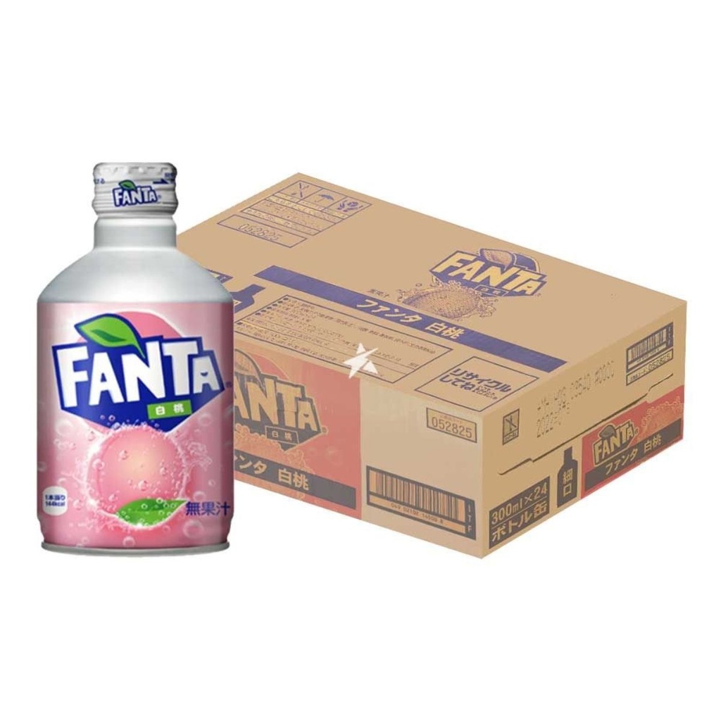 Fanta White Peach Soft Drink, Japan - 24x300ml