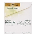 Twinings Infuso Lemon & Ginger Tea - 6x20's