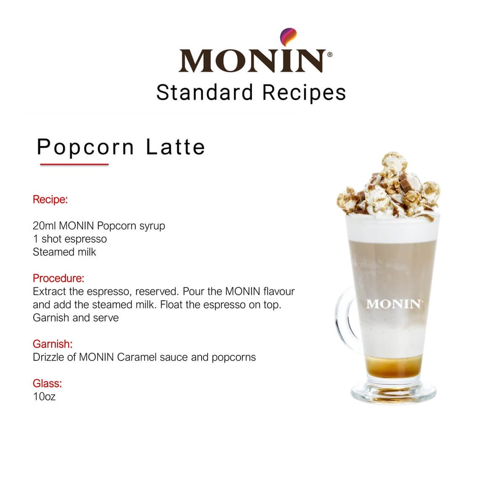 Syrup Popcorn Monin FRA 6x700ml