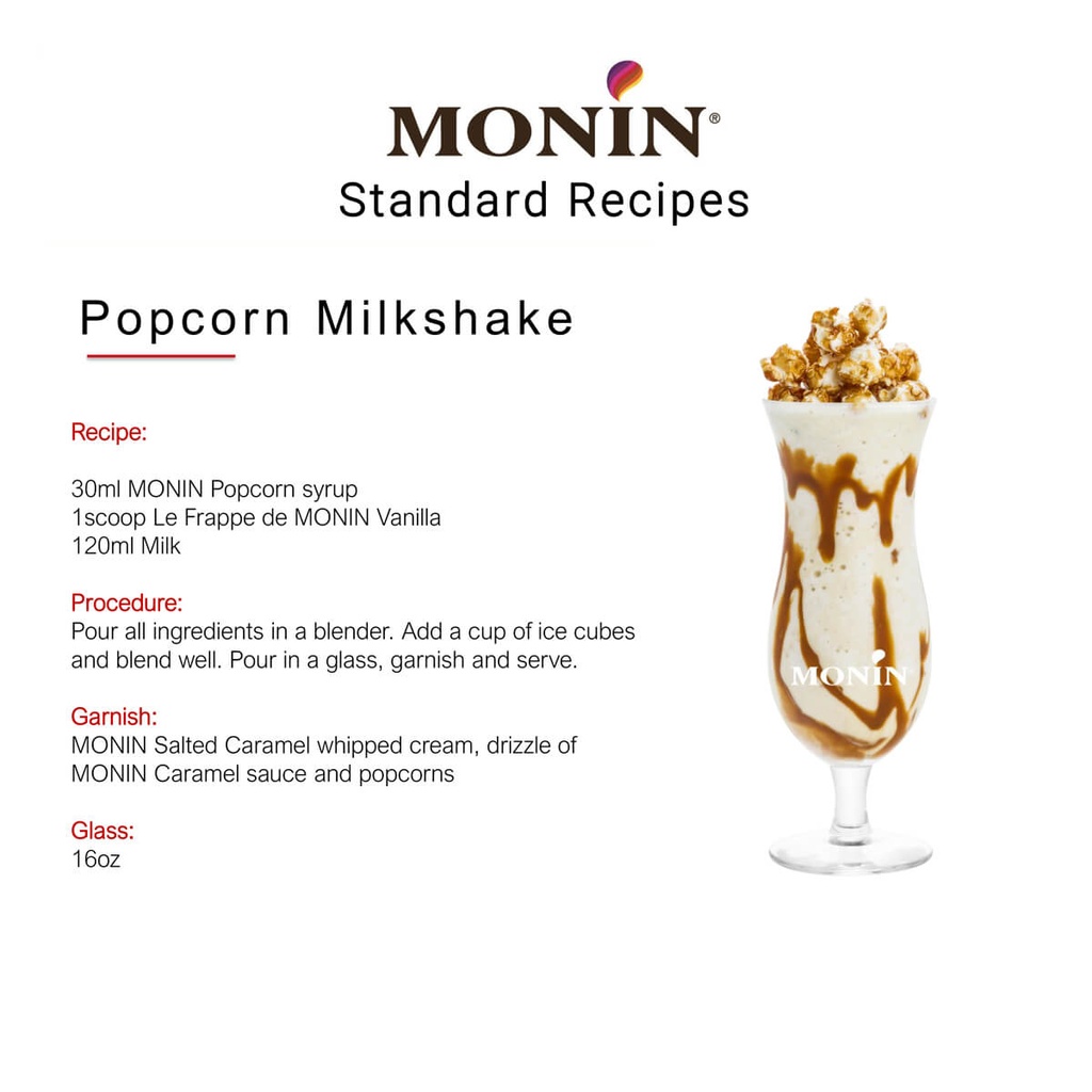 Syrup Popcorn Monin FRA 6x700ml