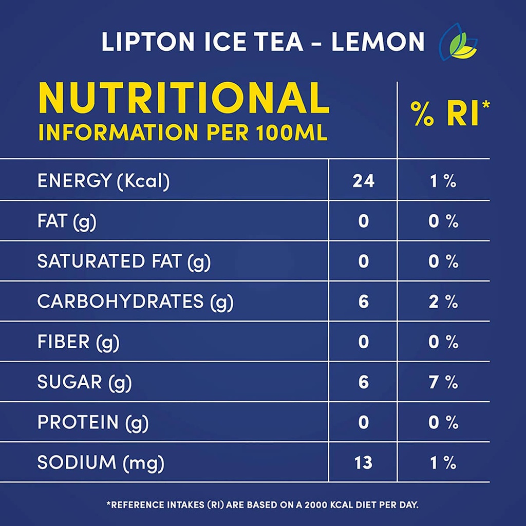 Tea Ice Lemon Lipton 24x320ml