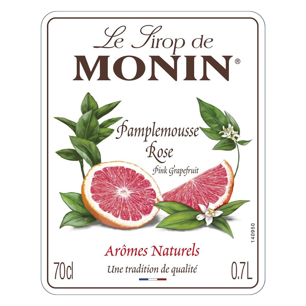 Monin Pink Grapefruit Syrup, France - 6x700ml