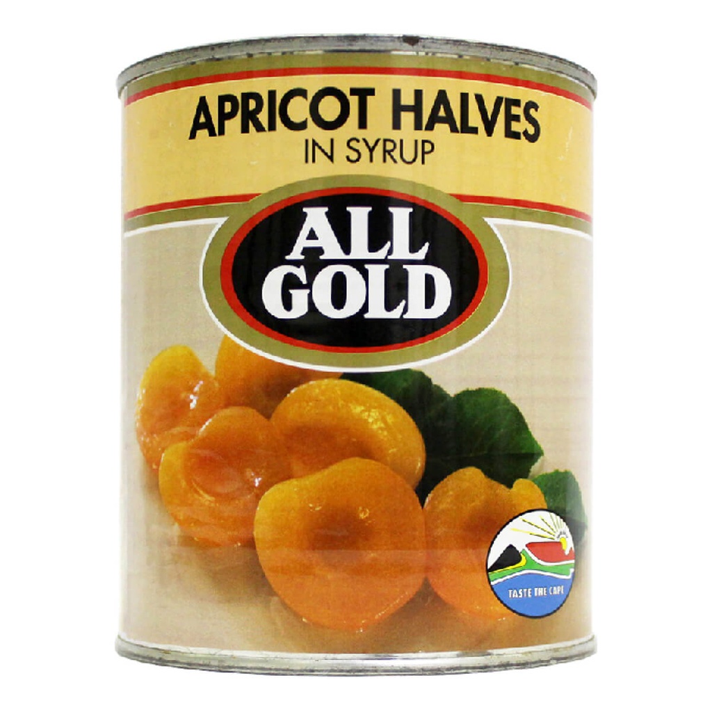 All Gold Apricot Halves - 24x850g