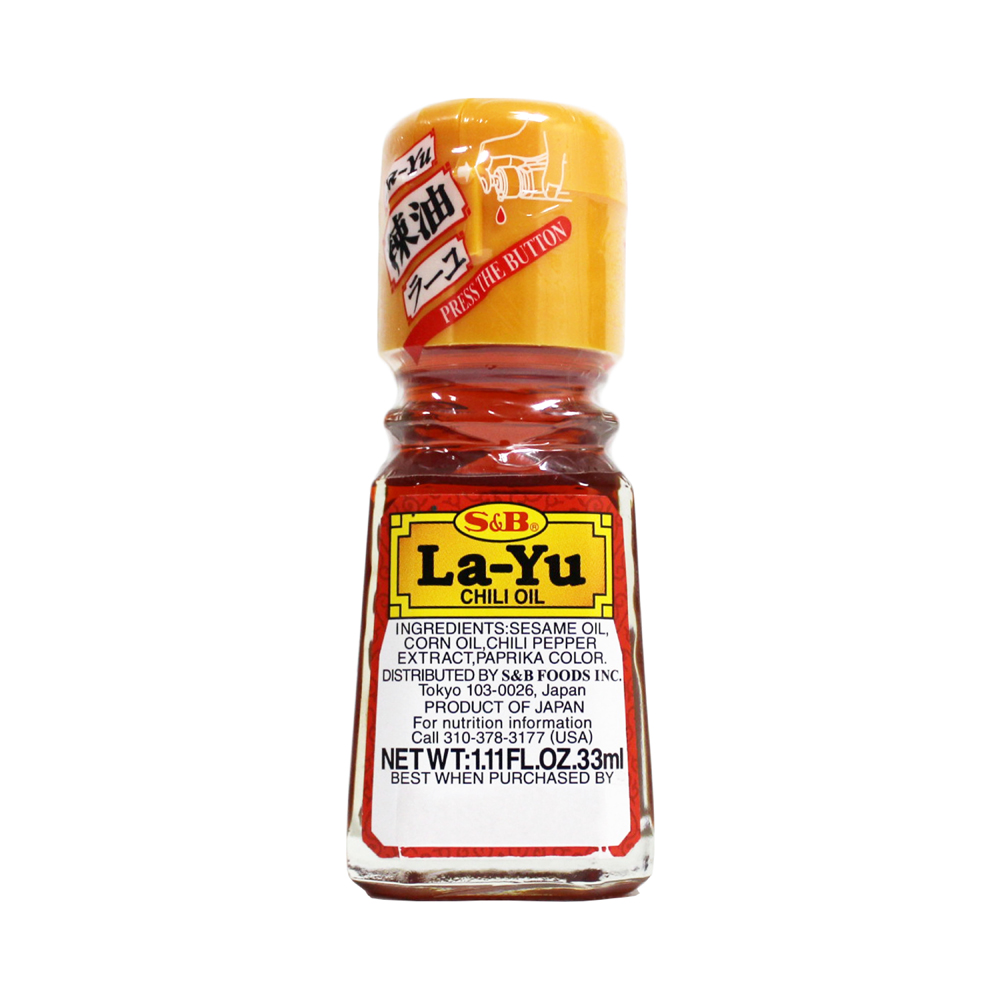 S&B La-Yu Chilli Oil, Japan - 120x33ml