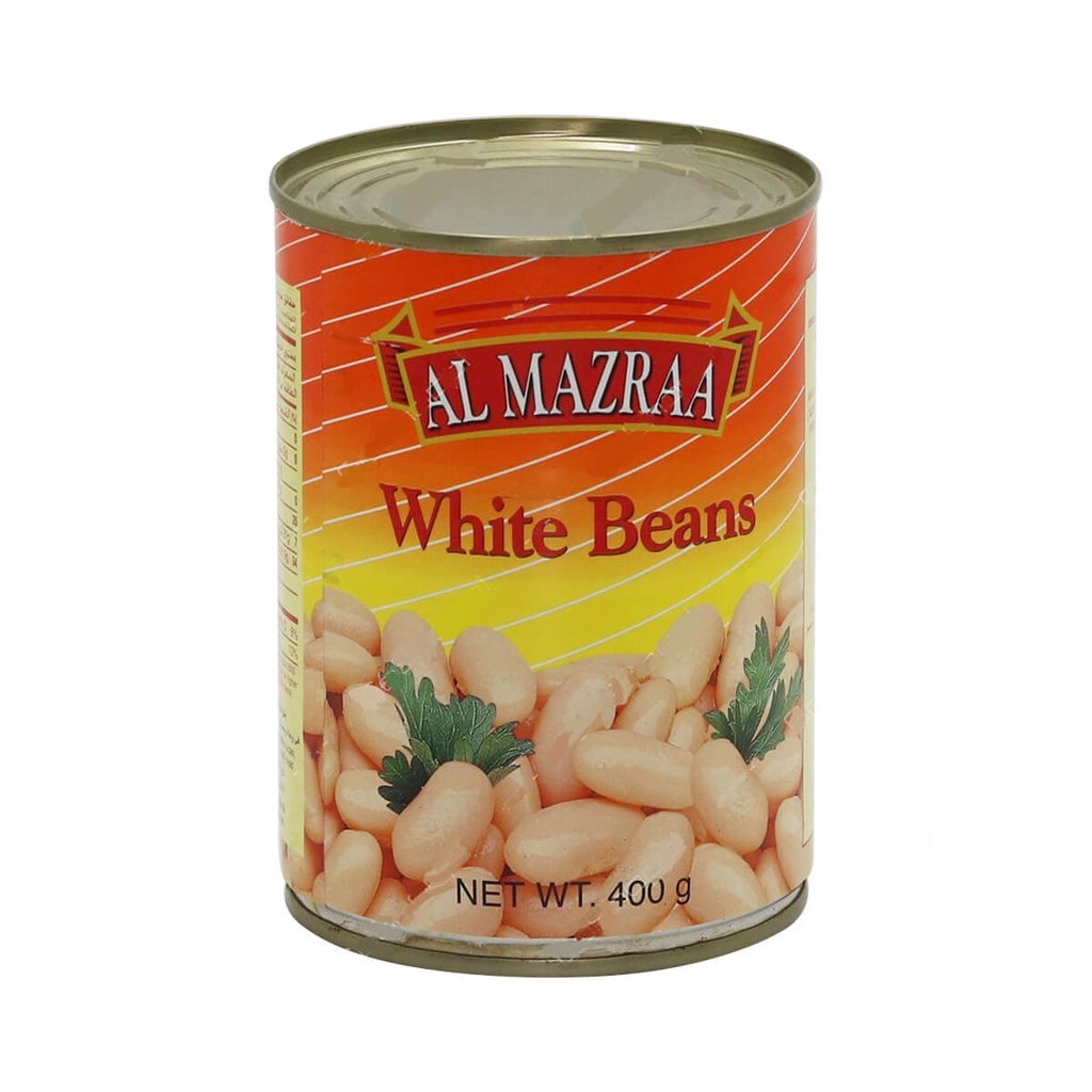 Al Mazraa White Kidney Beans - 24x400g