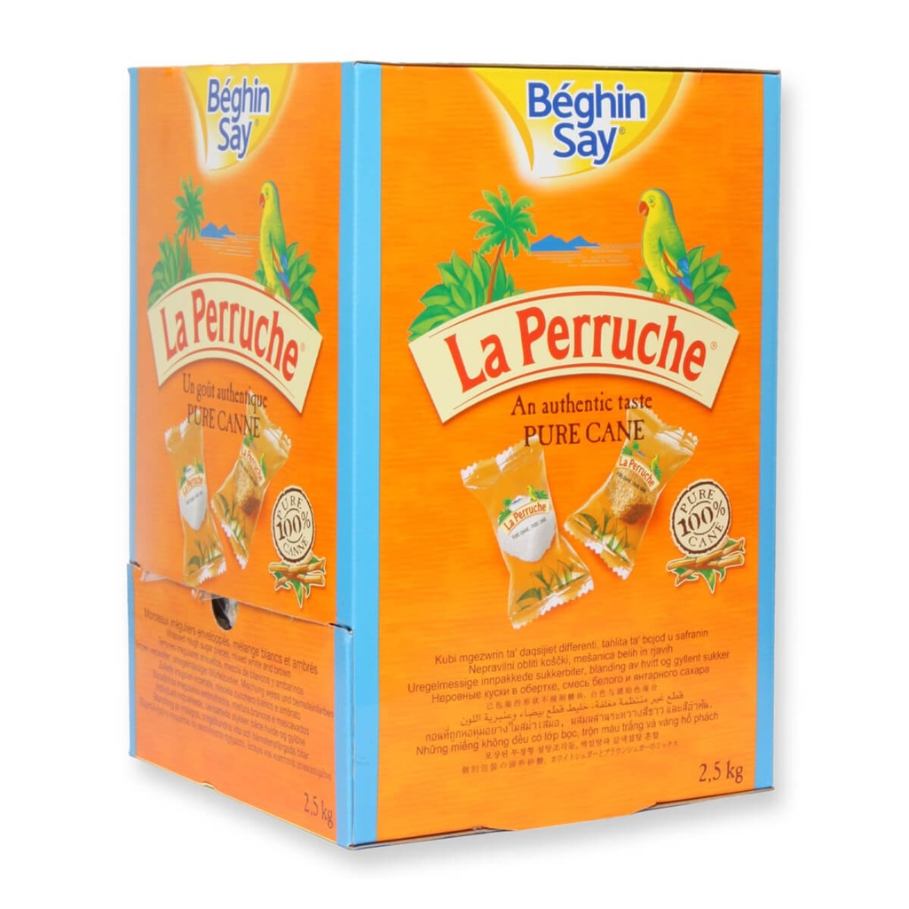 La Perruche Brown Sugar Cubes - 4x2.5kg