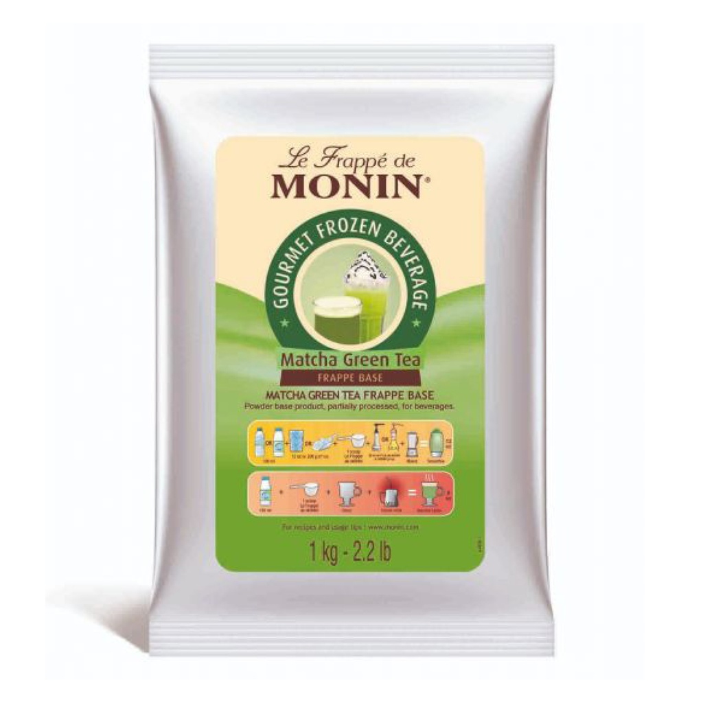 Monin Matcha Green Tea Frappe Powder - 1x1kg