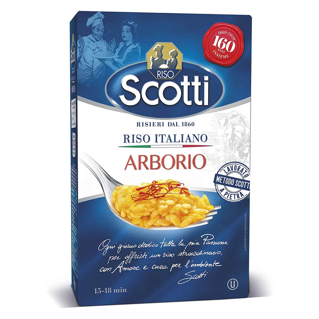 Riso Scotti Arborio Rice, Italy - 10x1kg