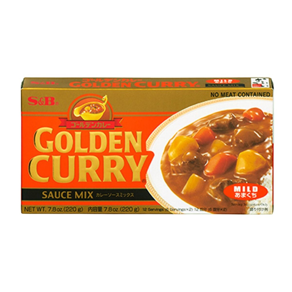 S&B Mild Golden Curry Sauce, Japan - 60x220g