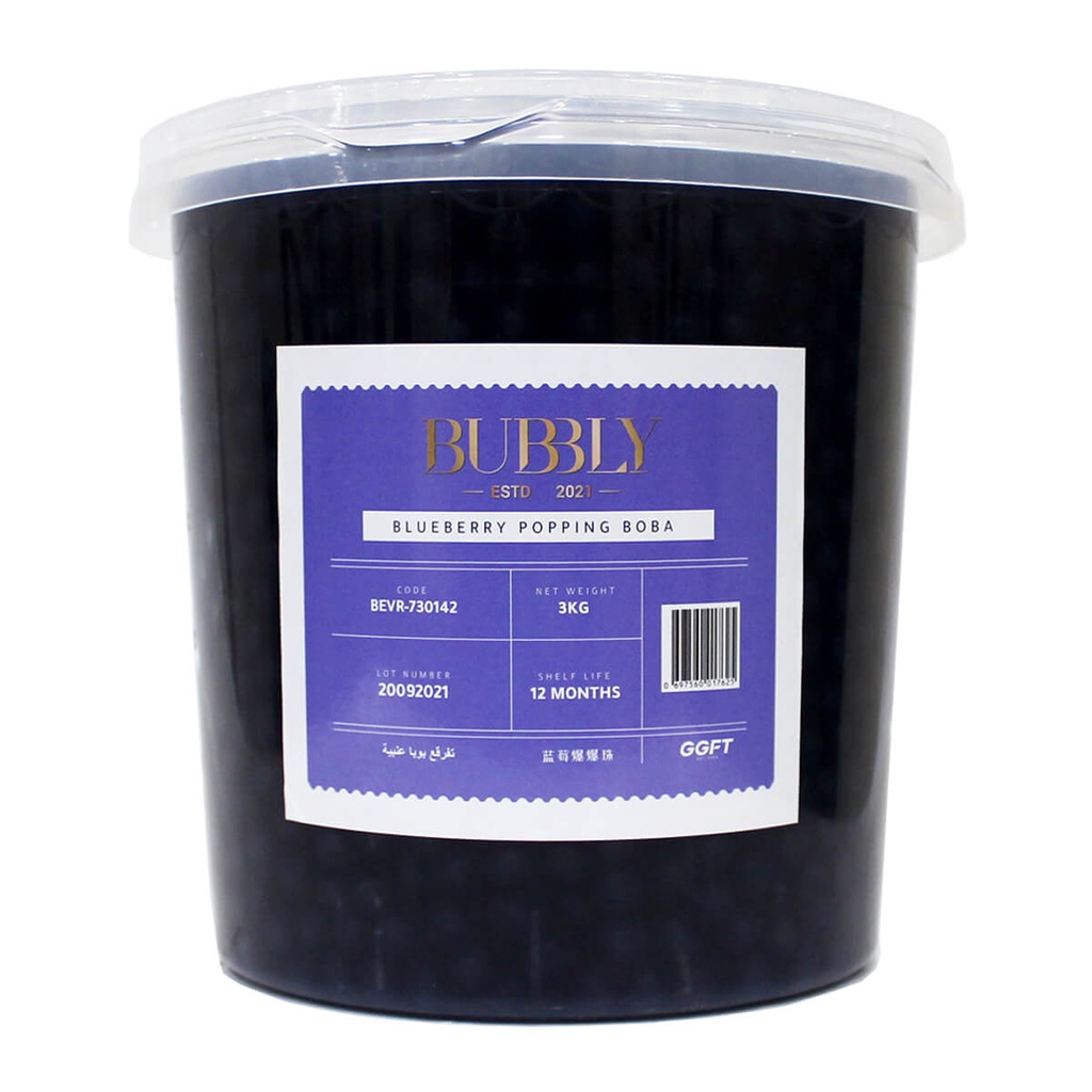 Bubbly Blueberry Popping Boba CN - 6x3kg