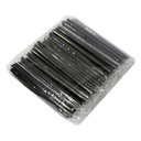 Bubbly Large Straw Black, 230x12mm - 40x100pc (100 Per Pack)