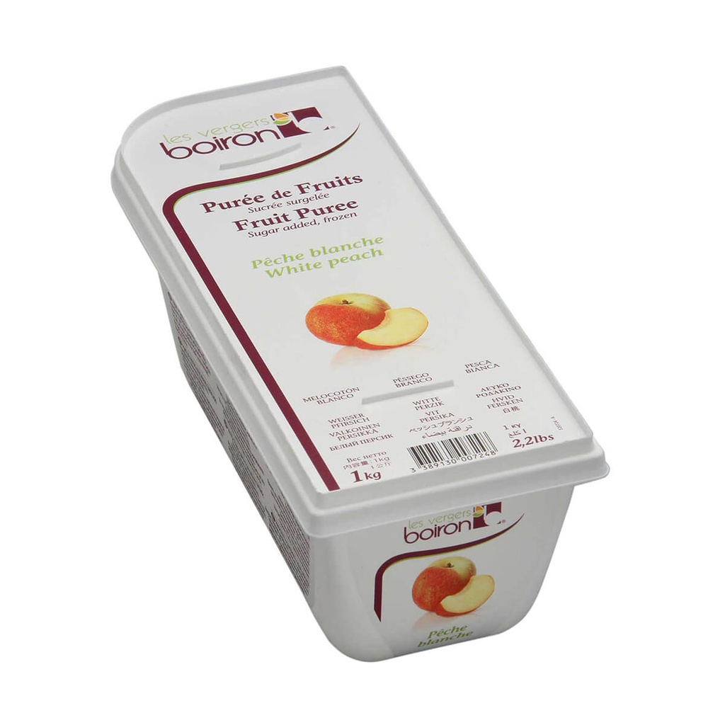Boiron White Peach Puree, France - 1x1kg