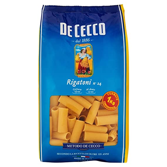 DeCecco Rigatoni #24 Pasta - 12x1kg
