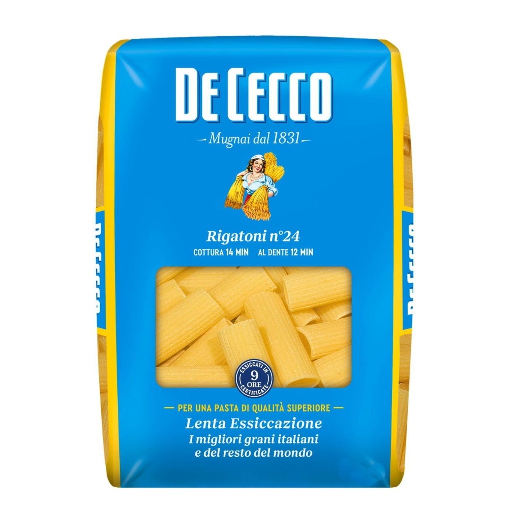 DeCecco Rigatoni #24 Pasta - 12x1kg