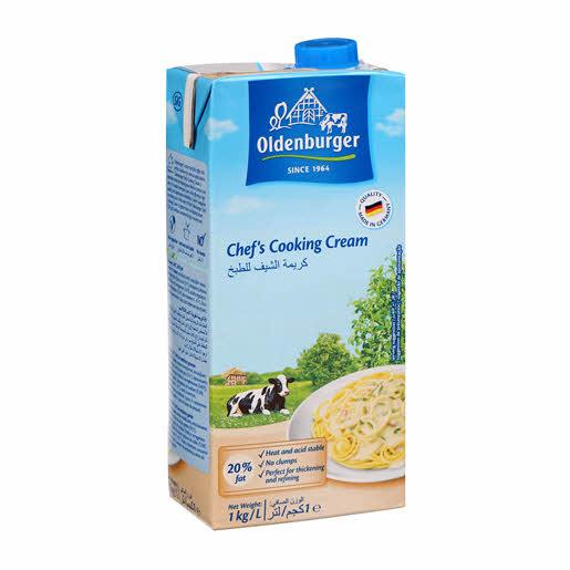 Oldenburger Chef's Cooking Cream 20% - 12x1ltr