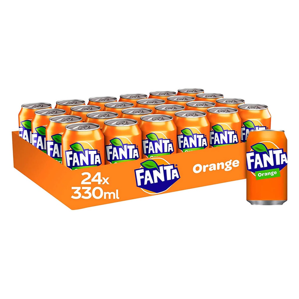 Fanta Orange Soft Drink, UAE - 24x330ml