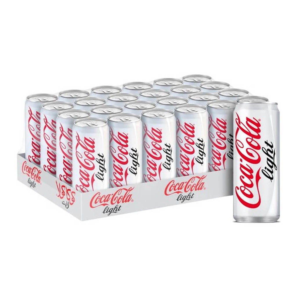 Coca Cola Light Soft Drink, UAE - 24x330ml