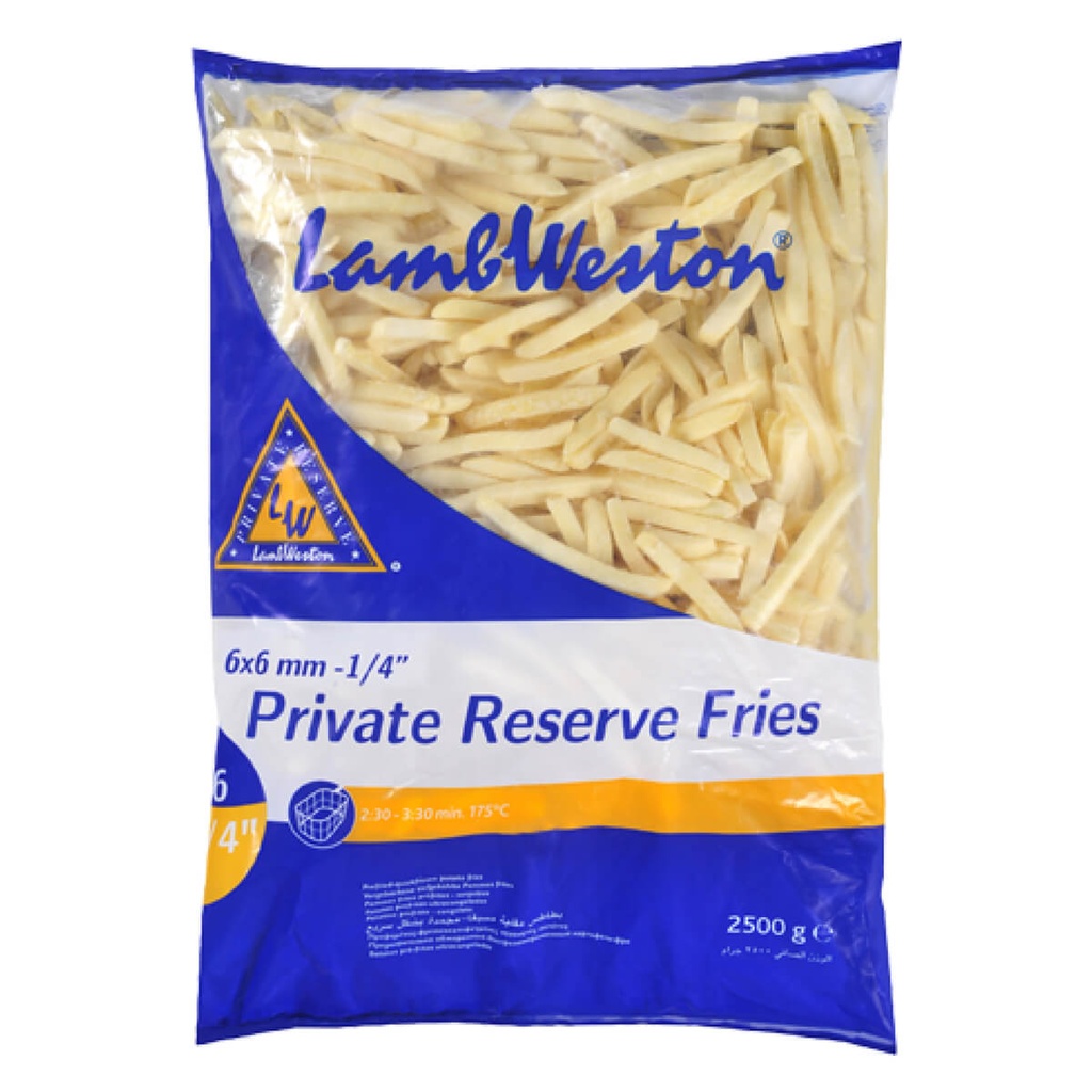 Lamb Weston French Fries PR 6x6mm - 4x2.5kg